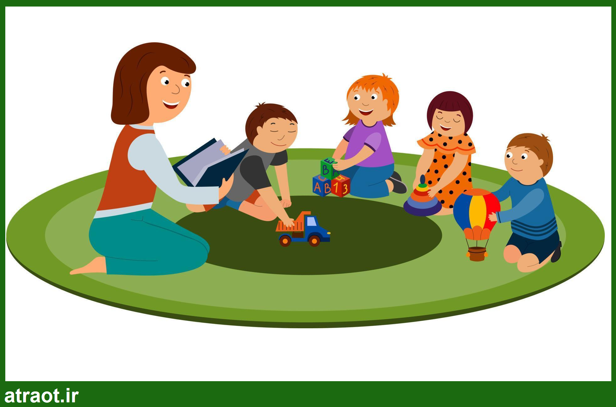 بازی درمانی و گروه درمانی کاردرمانی آترا در کرج